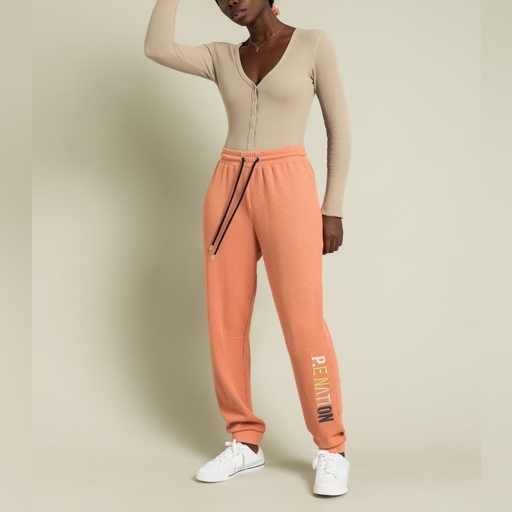 NWT P.E Nation Rebound Track Pant in Peach Bloom